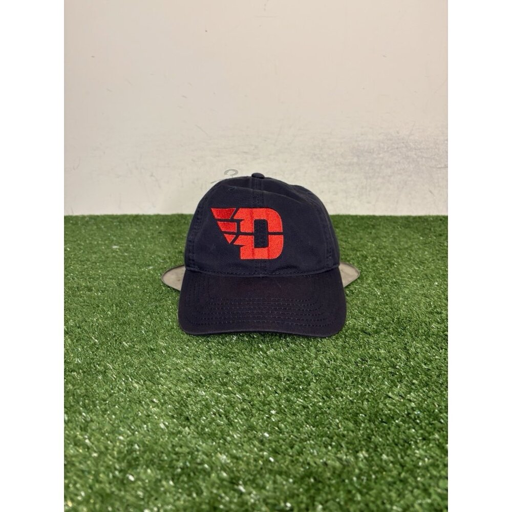 Dayton Flyers hat cap strap back blue red Legacy basketball mens adjustable dad